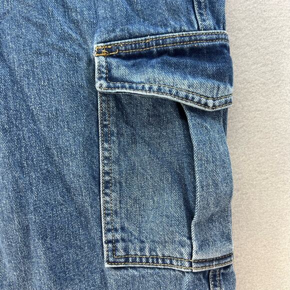 BDG Urban Outfitters Jeans Women's 26x32 Straight Baggy Cargo Carpenter Skate - Picture 5 of 14